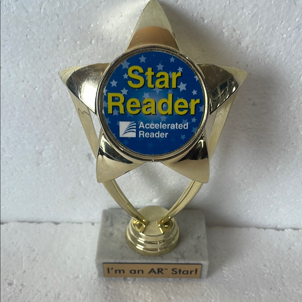 Star Reader Trophy accelerated reader I’m an AR star award